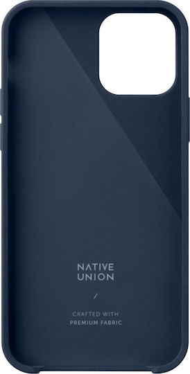 Native Union Clic Canvas Back Cover Tesatura Indigo (iPhone 12 mini)