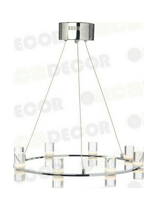 Aca Chandelier LED Silver 52cm JNDP32LED52CH