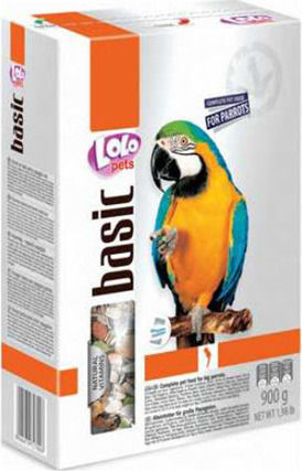 Lolo Pets Basic Birds Food for Big Parrots 350gr