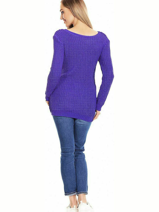 PeeKaBoo 40029 Maternity Sweater Violet