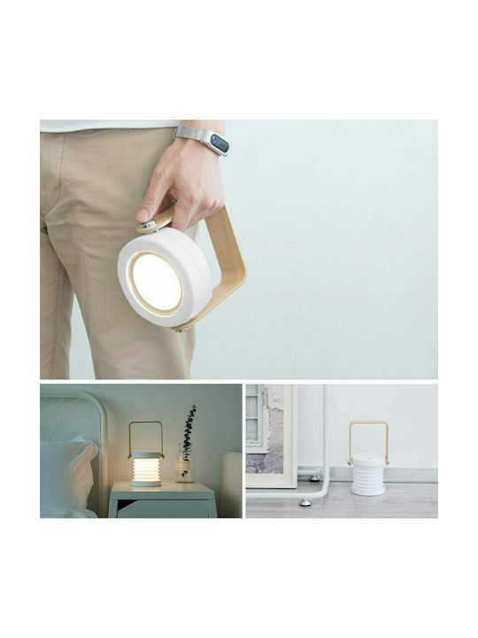 Allocacoc LanternLamp Декоративна Лампа Lattern Бял