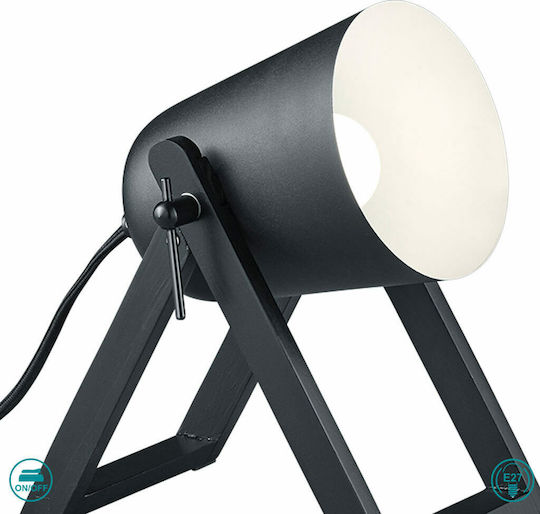 Trio Lighting Marc Decorative Lamp with Socket for Bulb E27 Black
