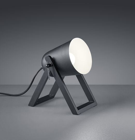 Trio Lighting Marc Decorative Lamp with Socket for Bulb E27 Black