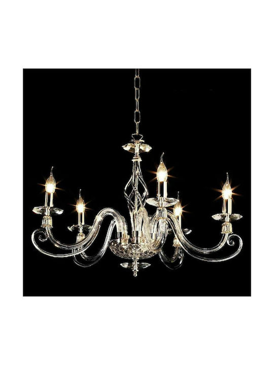 Ondaluce Chandelier Candlestick 5xE14 Gold LP.1306/5