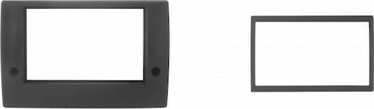 Phonocar DIN Fascia Panels 2 Din Anthracite for Fiat Stilo 2001-2006