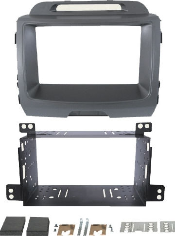 Phonocar Installation Kit 2 Din Anthracite for Kia Sportage 2011-2015