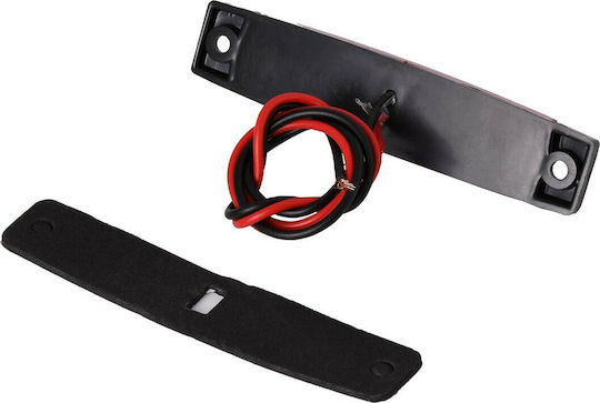 GloboStar Πλευρικό Φώς Όγκου Φορτηγών 10-30V - Κόκκινο 79901