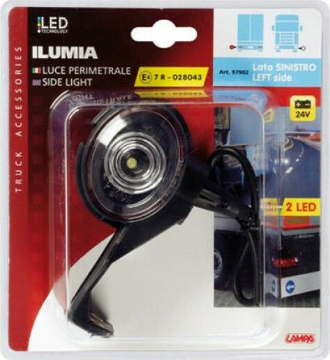 Lampa Ilumia Left Truck Volume Lights 1pcs 24V - Multicolour L9790.0