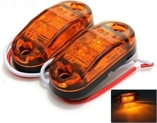Truck Volume Lights 1pcs 12V - Orange MAR120