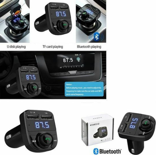 FM Transmitter Αυτοκινήτου με USB