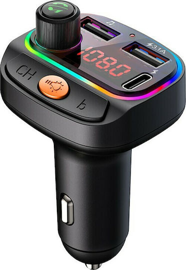 FM Transmitter Αυτοκινήτου με USB