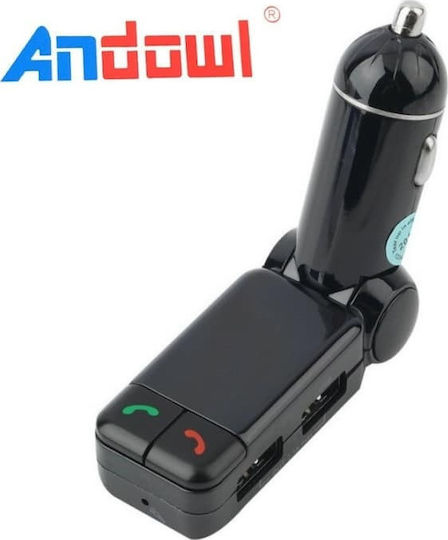Andowl FM Transmitter Αυτοκινήτου Qb75 με Bluetooth / USB