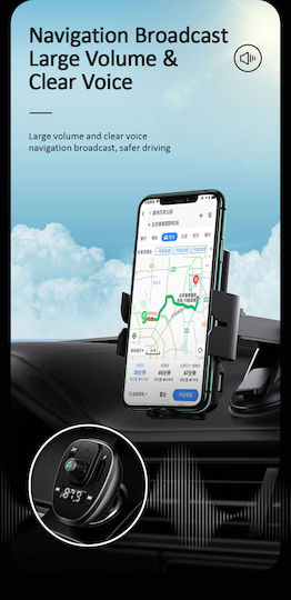 Usams FM Car Transmitter US-CC115 with Bluetooth / USB