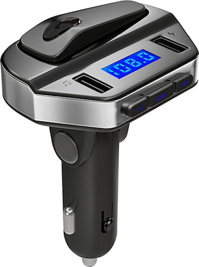 Andowl FM Transmitter Αυτοκινήτου V6 με Bluetooth