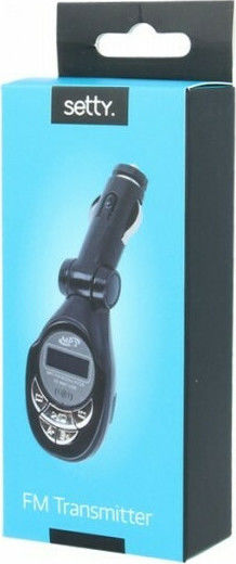Setty FM Transmitter Αυτοκινήτου GSM016486 με MicroSD / Bluetooth