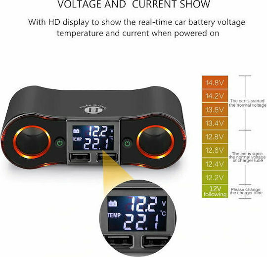 Earldom FM Transmitter Αυτοκινήτου ЕТ-M28 mit USB