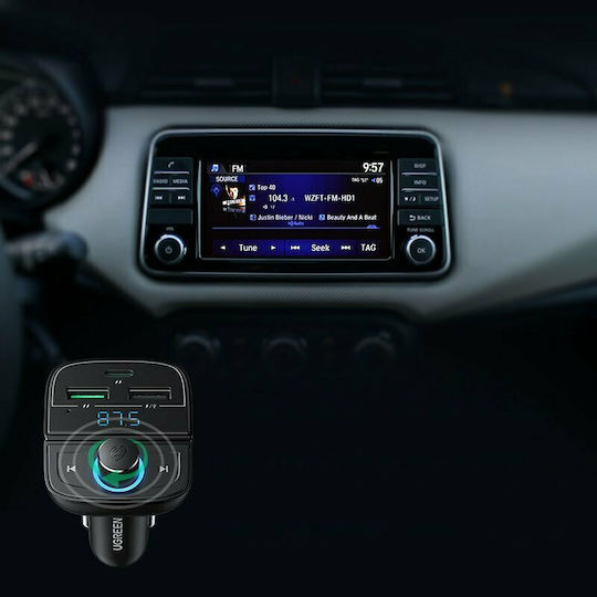 Ugreen FM Transmitter Αυτοκινήτου CD229 με MicroSD / Bluetooth