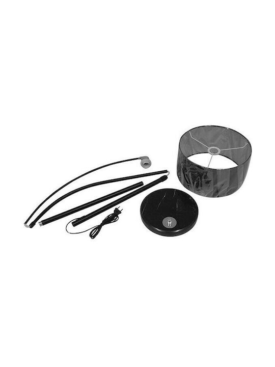GloboStar Imperial Lampadar de Podea H172xL38cm cu Bază pentru Bec E27 Negru