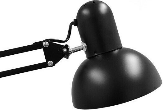 GloboStar Audrey Vintage Lampa de podea Î190xL15cm. cu Soclu pentru Bec E27 Negru