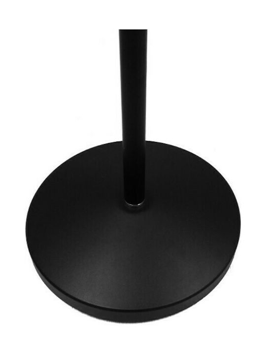 GloboStar Audrey Vintage Floor Lamp H190xW15cm. with Socket for Bulb E27 Black