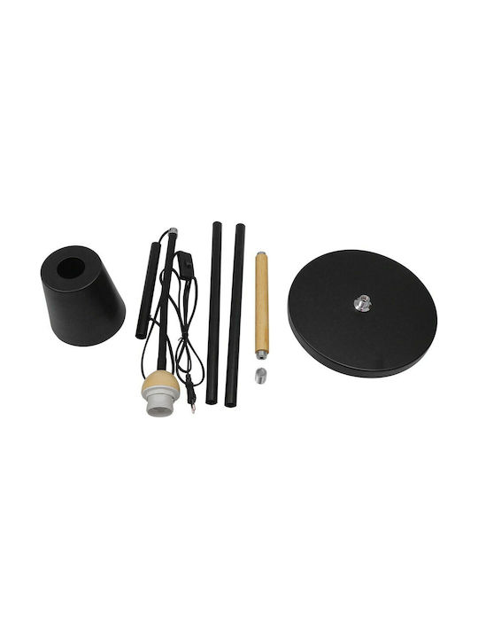 GloboStar Ribbon Floor Lamp H164xW13cm. with Socket for Bulb E27 Black