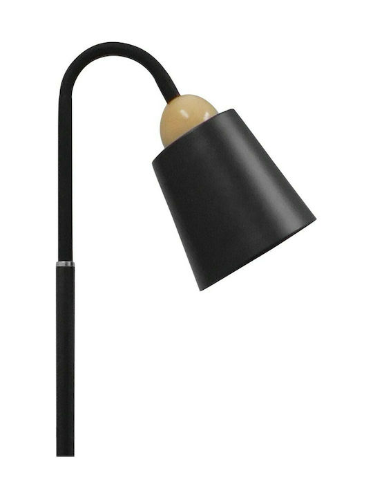 GloboStar Ribbon Floor Lamp H164xW13cm. with Socket for Bulb E27 Black