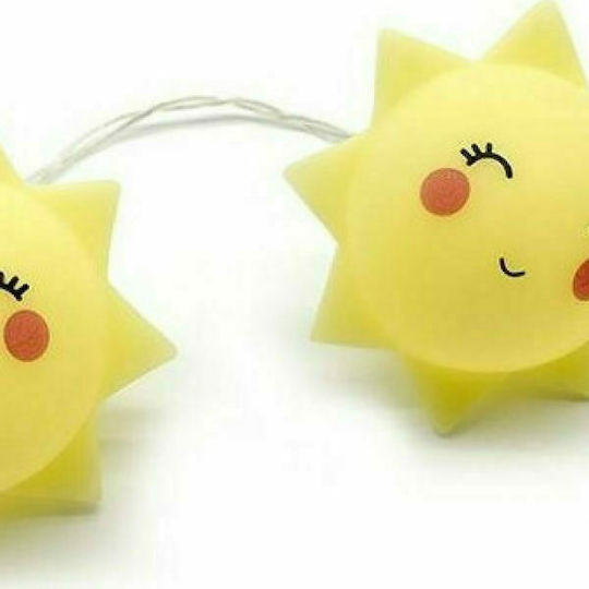 Aca Led Garland Plastic Kids Wall Light Sun Aca Led Garland Plastic Kids Wall Light Sun