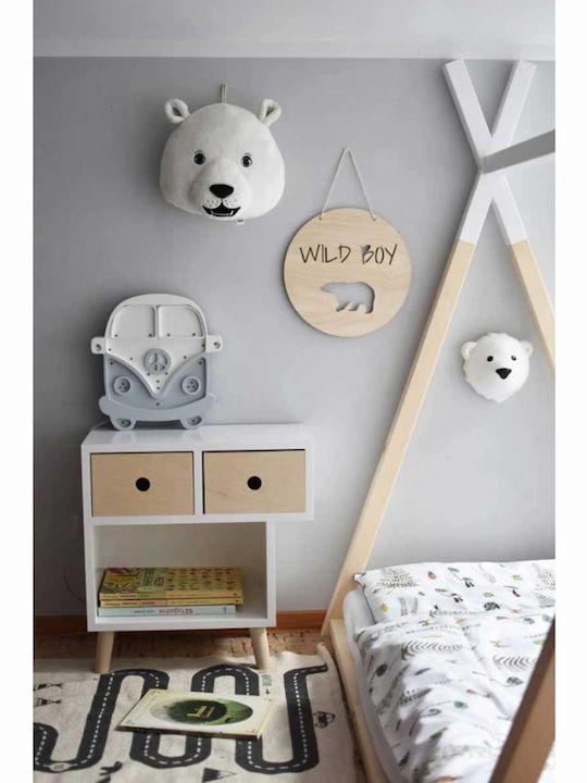Flow Led Plastic Kids Wall Light Bear