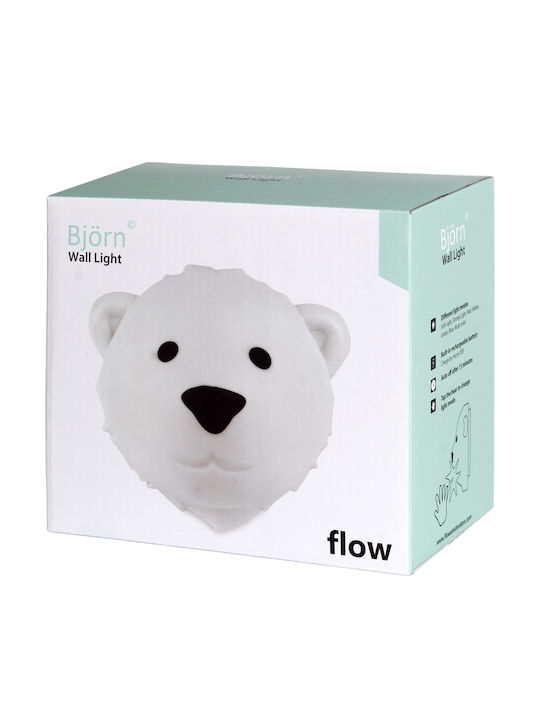 Flow Led Plastic Kids Wall Light Bear