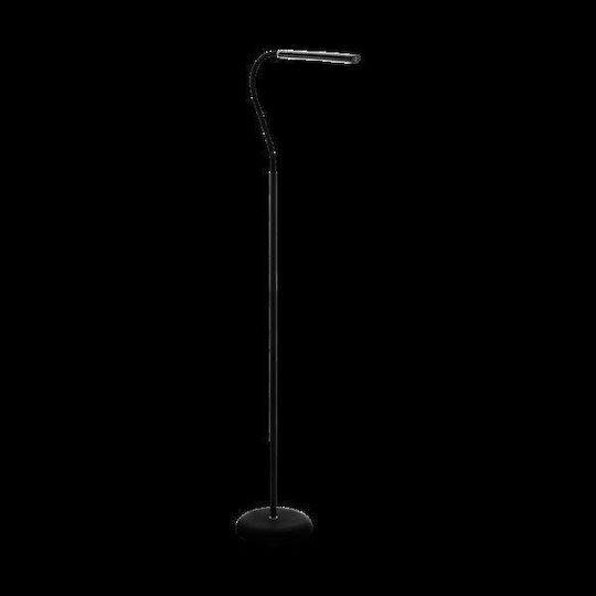Eglo Laroa LED Floor Lamp Height 130x53cm with Natural White Light 550lm Black