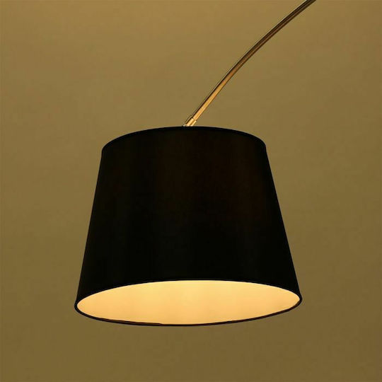 V-TAC Vintage Lampa de podea Î196xL192cm. cu Soclu pentru Bec E27 Negru