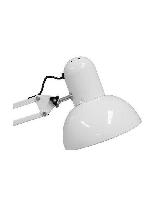 GloboStar Audrey Vintage Floor Lamp H190xW27.5cm. with Socket for Bulb E27 White