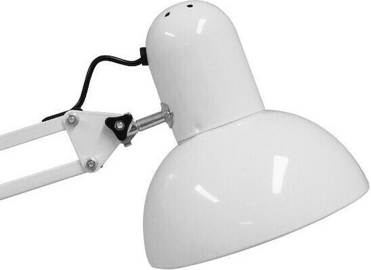 GloboStar Audrey Vintage Lampa de podea Î190xL27.5cm. cu Soclu pentru Bec E27 Alb