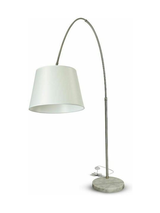 V-TAC Vintage Stehleuchte H196xB192cm. mit Fassung für Lampe E27 Weiß