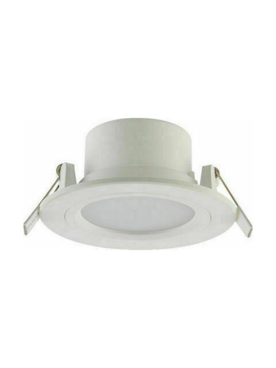 Adeleq Спот за Външен Таван с Вградено LED 12W в Бял Цвят 21-12100