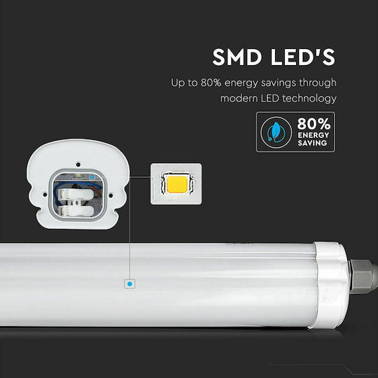 V-TAC Lighting Batten Outdoor with Integrated LED 18W 60cm