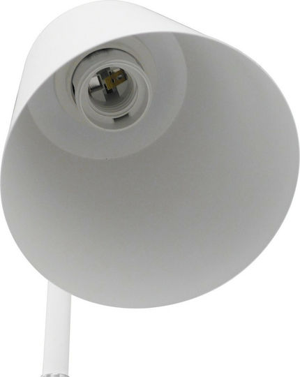 GloboStar Ribbon Подова Лампа В164xД13см. с Цокъл за Крушка E27 Бял