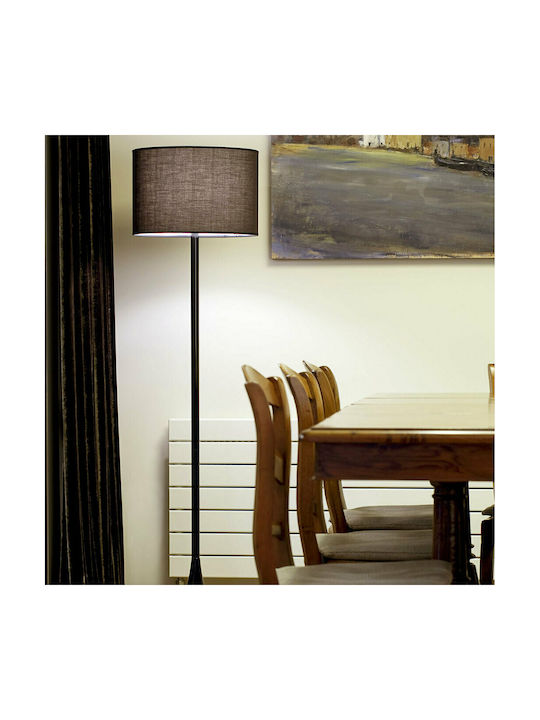 Faro Barcelona Φωτιστικό Δαπέδου Υ149xΜ35.5εκ. με Ντουί για Λαμπτήρα E27 Μαύρο