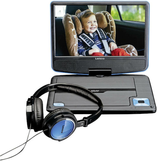 Lenco DVP-910 Portable DVD Player with 9" Display