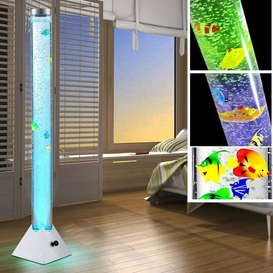 Trio Lighting Motion LED Floor Lamp H130xW21.5cm. with RGB Light 2700lm Blue