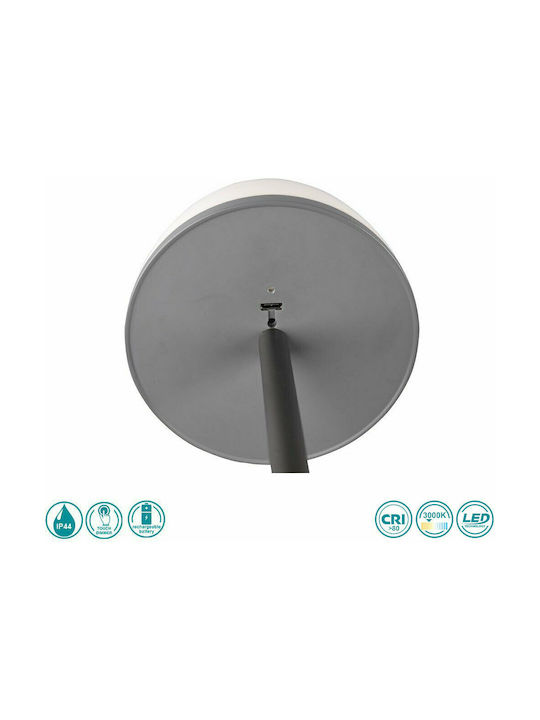 Trio Lighting Domingo LED Подова Лампа В136xД20см. 150лм Сив