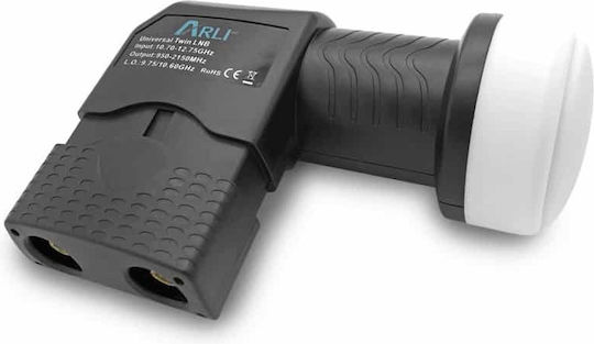 Arli LNB Twin (2 Outputs) with Low Noise Limit 0.1dB