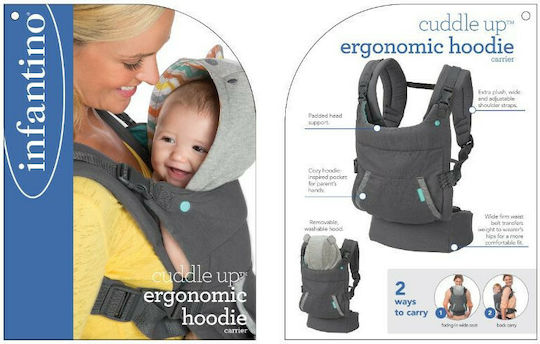 Infantino Classic Carrier Cuddle Up Brown with Maximum Weight 18kg