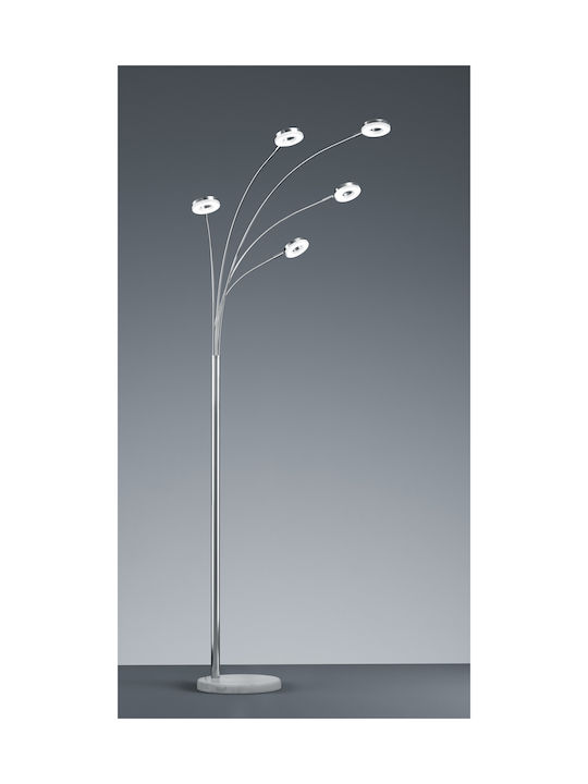 Trio Lighting Rennes LED Φωτιστικό Δαπέδου Υ190εκ. Ασημί Trio Lighting Rennes LED Φωτιστικό Δαπέδου Υ190εκ. Ασημί