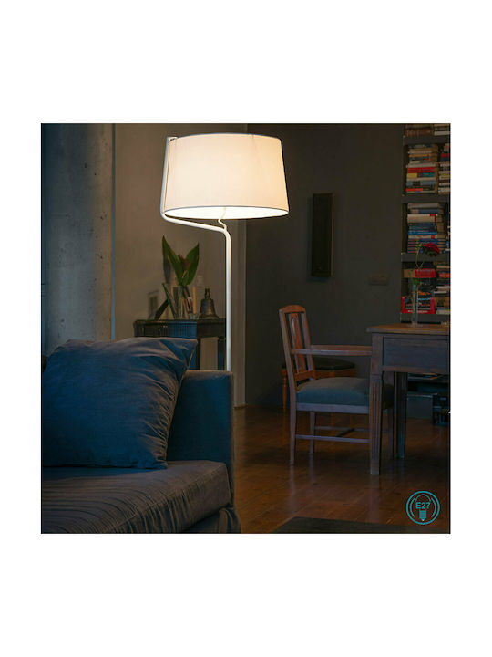 Faro Barcelona Berni Φωτιστικό Δαπέδου Υ151xΜ48εκ. με Ντουί για Λαμπτήρα E27 Λευκό