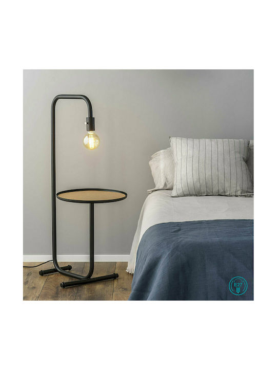 Faro Barcelona Guest Floor Lamp H106xW40cm. with Socket for Bulb E27 Black