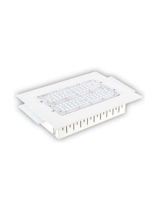 Geyer Плафониера за Външен Таван с Вградено LED 100W 10000lm в Бял Цвят LGSC100SR