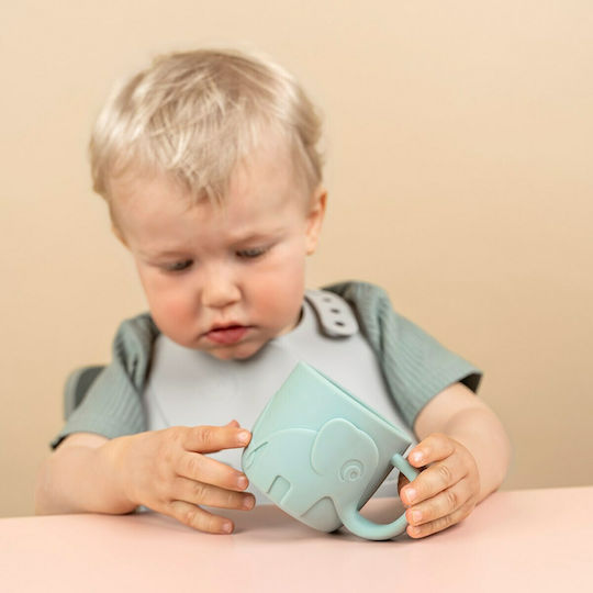 Done by Deer Baby Cup Peekaboo Elphee made of Silicone Gray