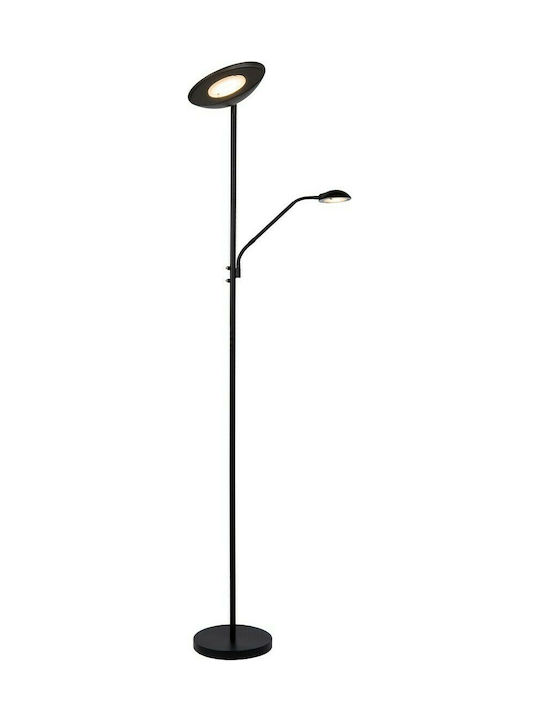 Lucide Lightning LED Φωτιστικό Δαπέδου Υ180xΜ25.4εκ. με Θερμό Λευκό Φως 1600lm Μαύρο