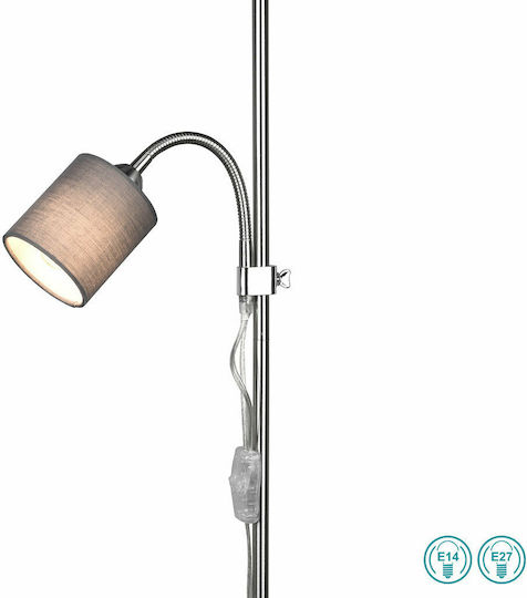 Trio Lighting Owen Floor Lamp H160xW36cm. with Socket for Bulb E27 Brown